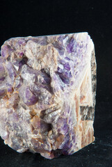 Poster - amethyst mineral sample