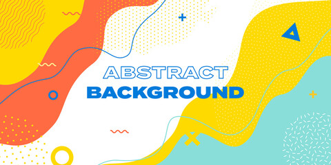Leinwandbilder - Abstract background with wave pattern. Vector creative pattern texture. Color wave template presentation design