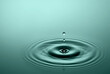 Water splash - falling drop of rain
