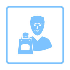 Sticker - Food Delivery Icon