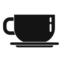 Poster - Office manager coffee cup icon. Simple illustration of office manager coffee cup vector icon for web design isolated on white background