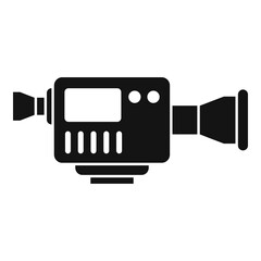 Poster - tv digital camera icon. simple illustration of tv digital camera vector icon for web design isolated