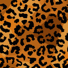 Wall Mural - pattern design of leopard animal print vector