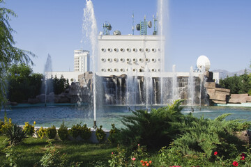 Wall Mural - Administrative and residential buildings, Ashgabat, Turkmenistan