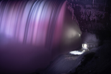 Sticker - Beautiful Niagara waterfalls at Night