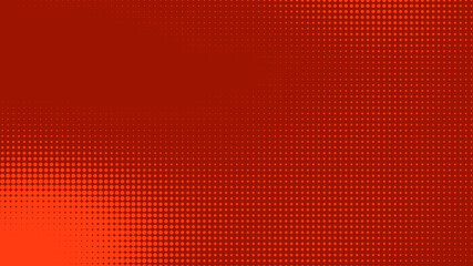 Poster - Dots halftone red purple color pattern gradient texture with technology digital background. Dots pop art comics style.