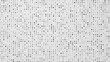 © Papapig - Dot white black pattern gradient texture background. Abstract  technology big data digital concept. 3d rendering.
