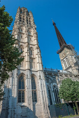 Wall Mural - Rouen Cathedral, Rouen, Normandy, France