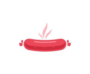 Wall Mural - Sausage logo
