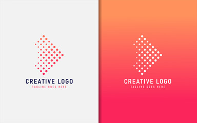 Poster - Creative Logo Design Based Arrow Shape. Usable For Brand and Company, Vector Logo illustration.