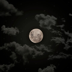  full moon in the night
