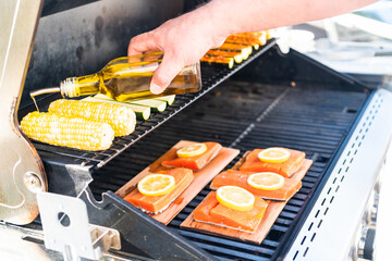 Canvas Print - Outdoor cooking