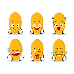 Sticker - Cartoon character of curuba fruit with smile expression