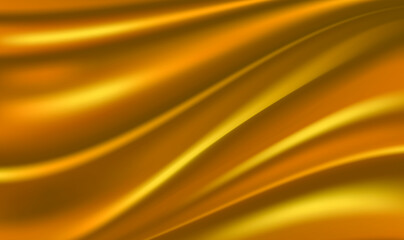 Poster - abstract vector wave silk or satin fabric background for grand opening ceremony or other occasion. b