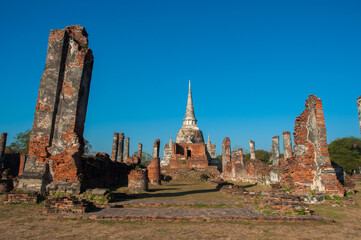 Wall Mural - temple si sanphet , Thailand