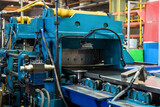Fototapeta  - Roller forming machine. The interior of the plant producing a metal profile.