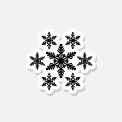 Sticker - Snowflakes Sticker Icon