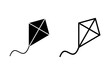 Kite icon set. kite vector icon.