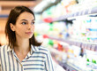 © Prostock-studio - Closeup portrait of young woman shopping in supermarket