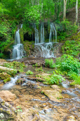 Wall Mural - Dokuzak waterfall in Strandzha mountains in Bulgaria