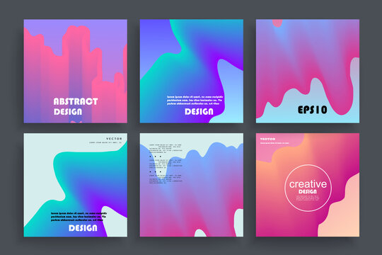 Creative hard paint cover design backgrounds vector. Minimal trendy style organic shapes pattern with copy space for text design for invitation, Party card,Social Highlight Covers and stories page
