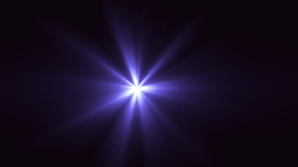 Poster - Computer generated chaotic fashion flashes of light. Effect dynamic natural lighting with rays. 3d rendering