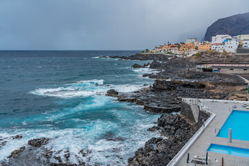 Poster - Coastline at Puerto de Santiago. Tenerife, Canary Islands, Spain