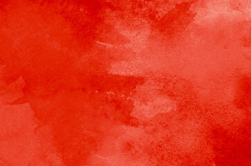 Wall Mural - Abstract red watercolor background texture