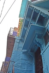 Wall Mural -  blue houses old city jodhpur, rajasthan,india