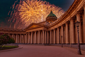 Wall Mural - Saint Petersburg. Russia. Kazan cathedral. St. Petersburg in summer. Sights Of St. Petersburg. Cities of Russia. Travel to Russia.