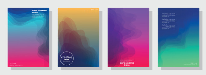 Poster - Abstract background cover design. Vector pattern