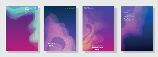 Poster - Abstract background cover design. Vector pattern