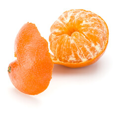 Wall Mural - Peeled tangerine or mandarin fruit