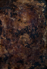 Wall Mural - Rusted metal surface background in high res