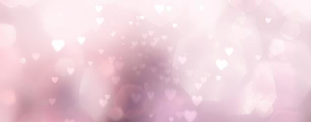 Wall Mural - abstract pastel background with hearts - concept mother's day, valentine's day, birthday - spring co