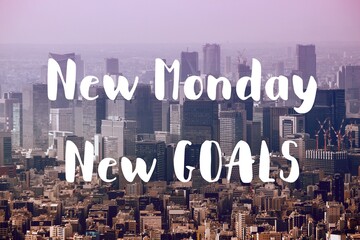 Wall Mural - New Monday, new goals