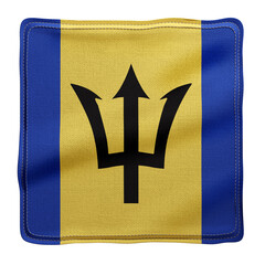  Barbados 3d flag