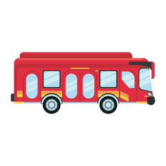 Sticker - bus vehicle city transport icon