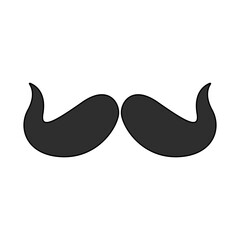 Wall Mural - Poirot Mustache Icon