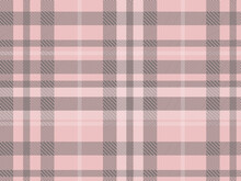 Pink  Check Plaid  Pattern.  Vector  Pastel Colour  Plaid Check Pattern.  Tartan Plaid Pattern.  Scottish Pattern.
