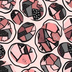 Sticker - seamless abstract background