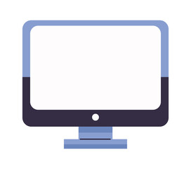 Canvas Print - computer desktop monitor technology icon