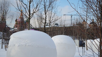 Wall Mural - winter in the park