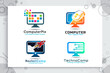 © RobbyAlfiansyah - Set of computer mouse vector logo with modern concept designs, illustration for technology computer business company.