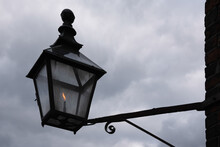 Old Street Lamp On Sky