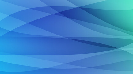 Poster - Abstract Blue Geometric Shapes abstract background