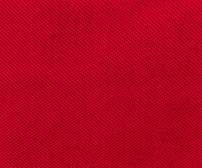 red mesh fabric texture background for sport wear, bag, shoes