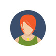 © Minh Do - Redhead woman avatar icon