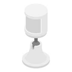 Poster - Outdoor motion sensor icon. Isometric of outdoor motion sensor vector icon for web design isolated on white background