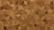 © RocknRoller Studios - Wood Texture background. Parquet Wallpaper with a Light and Dark Timber Diamond tile pattern.